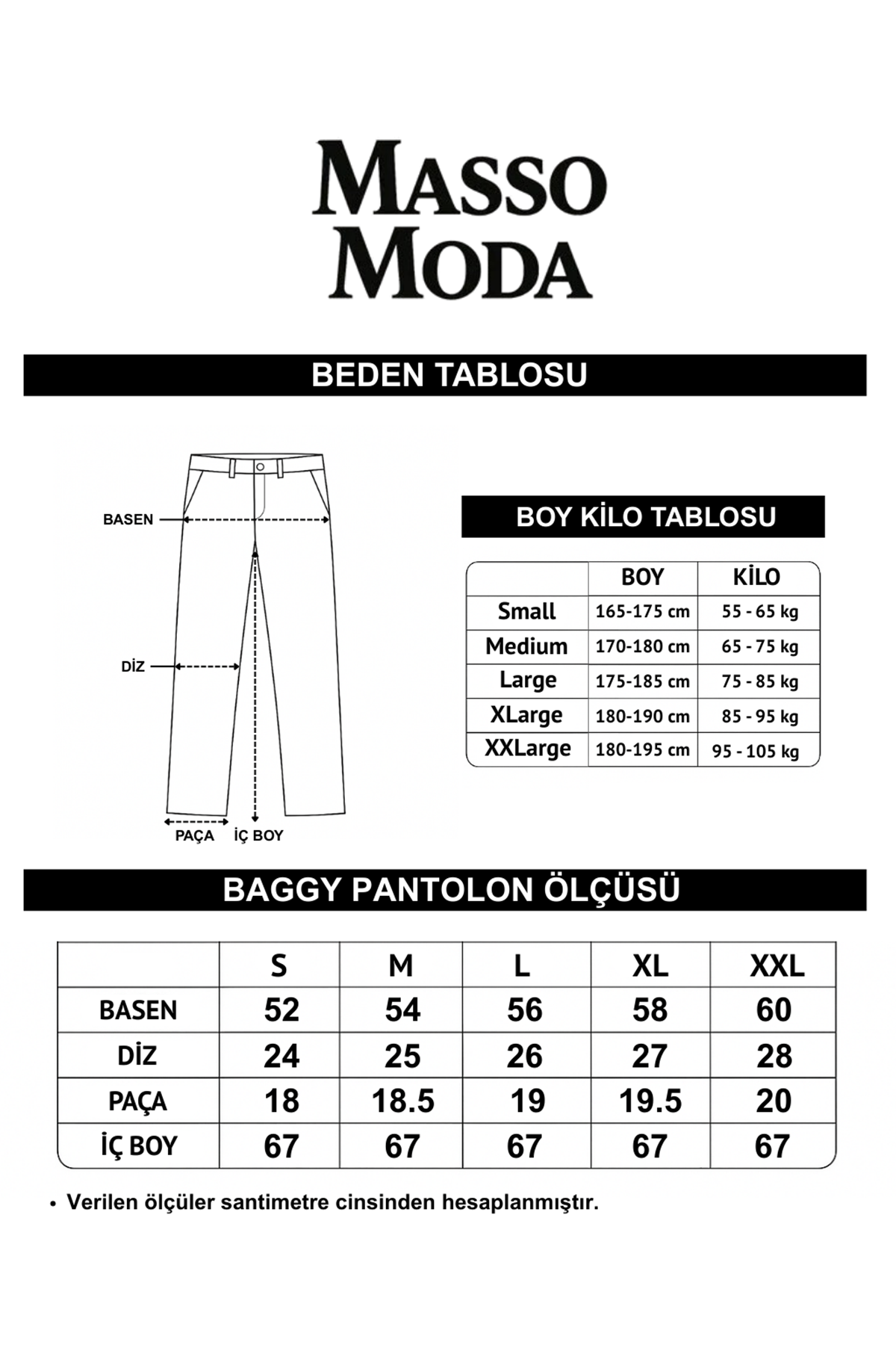 Erkek Baggy Burgu Desen Likralı Rahat Kullanışlı Pantolon
