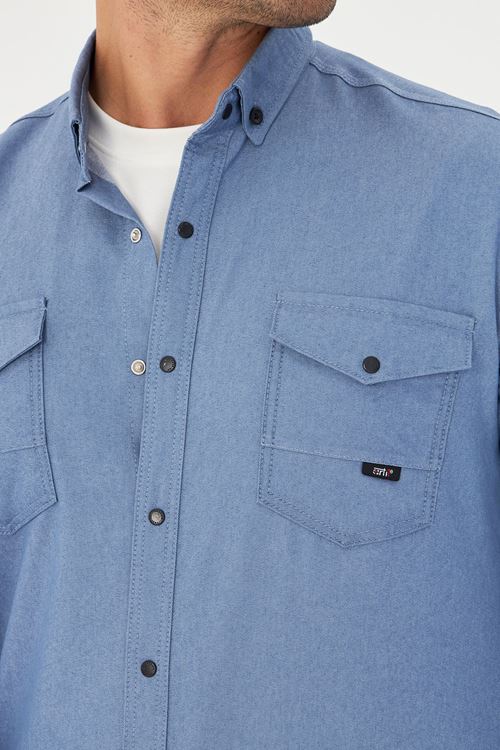 Slim Fit Erkek Kot Gömlek