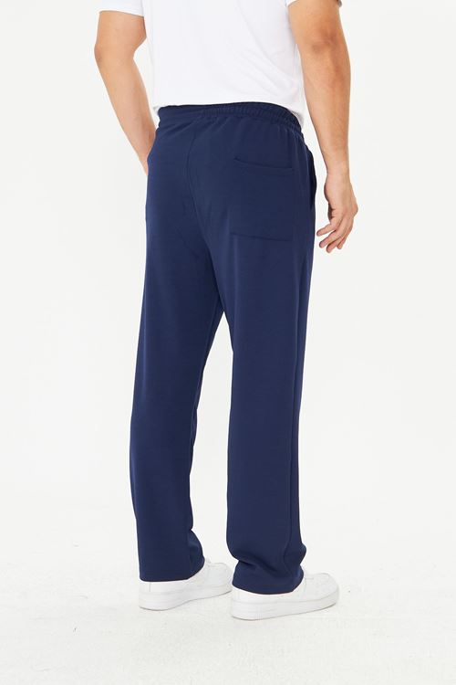 Erkek Baggy Krep Kumaş Bağcıklı Pantolon