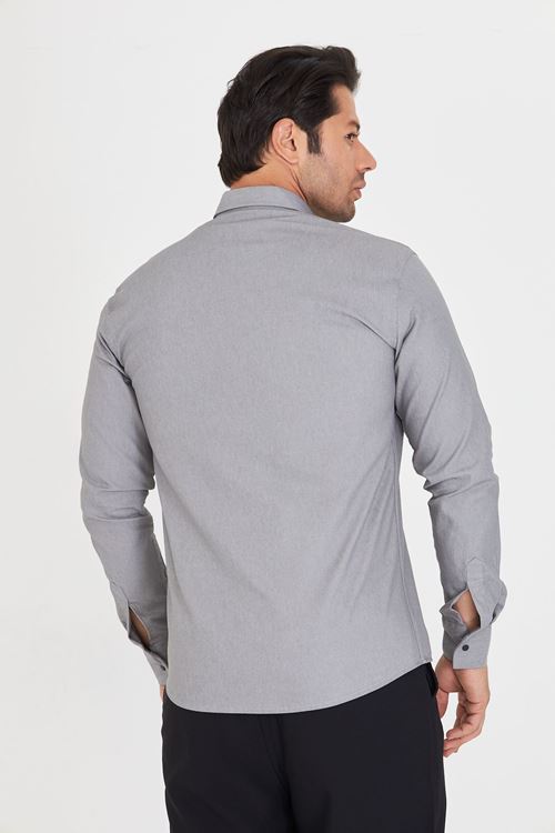 Slim Fit Erkek Kot Gömlek