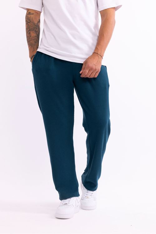 Erkek Baggy Burgu Desen Rahat Kullanışlı Pantolon