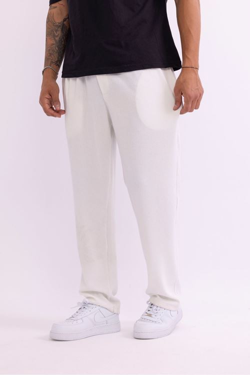 Erkek Baggy Burgu Desen Rahat Kullanışlı Pantolon