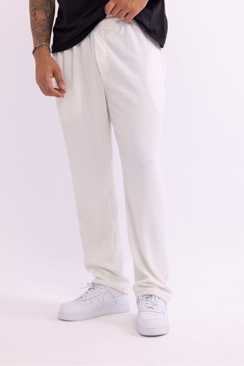 Erkek Baggy Burgu Desen Rahat Kullanışlı Pantolon