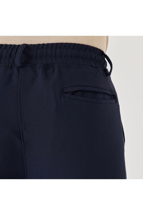 Erkek Bel Kemerli Bağcıklı Düz Paça Dabıl Kumaş Klasik Pantolon