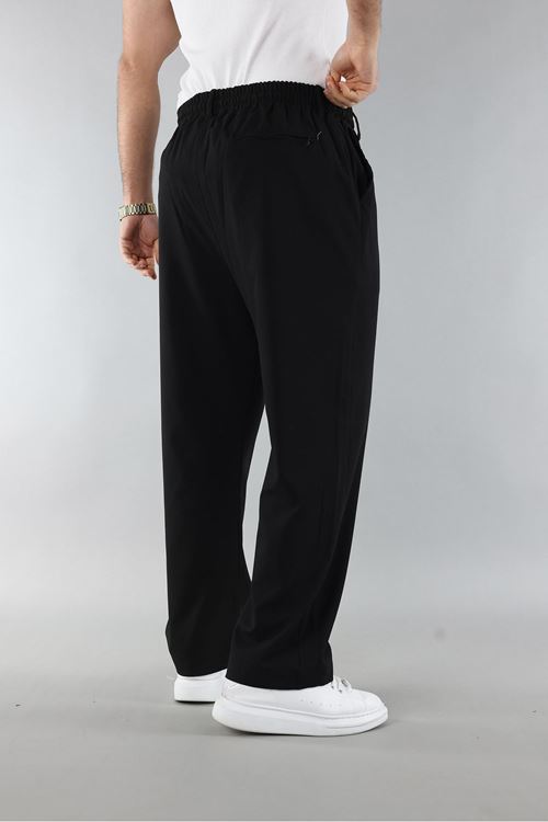 Erkek Biyeli Rahat Kesim Bol Paça Baggy Jogger