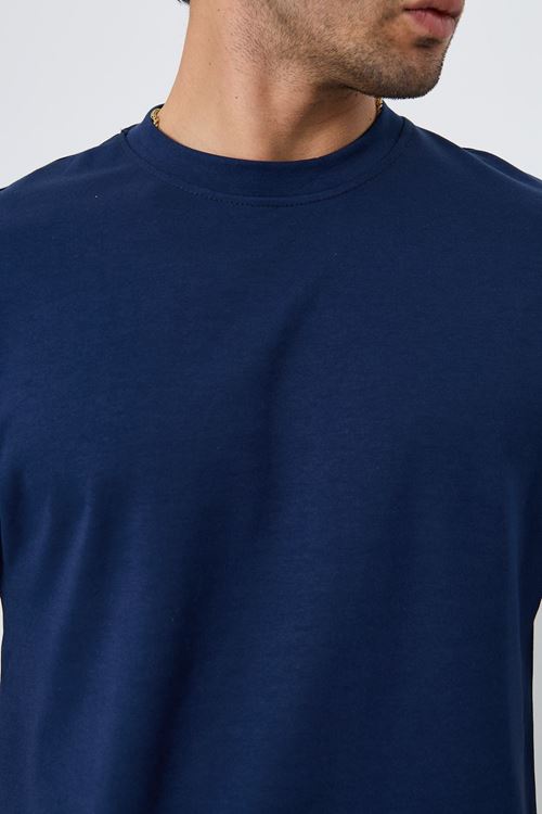 Erkek Bisiklet Yaka Oversize 2 Ip T-shirt