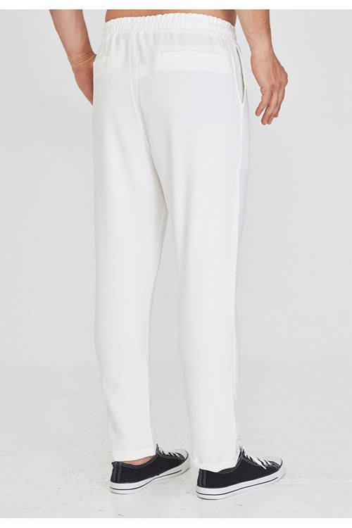 Erkek Bel Lastikli Bağcıklı Duble Paça Slim Fit Jogger Pantolon