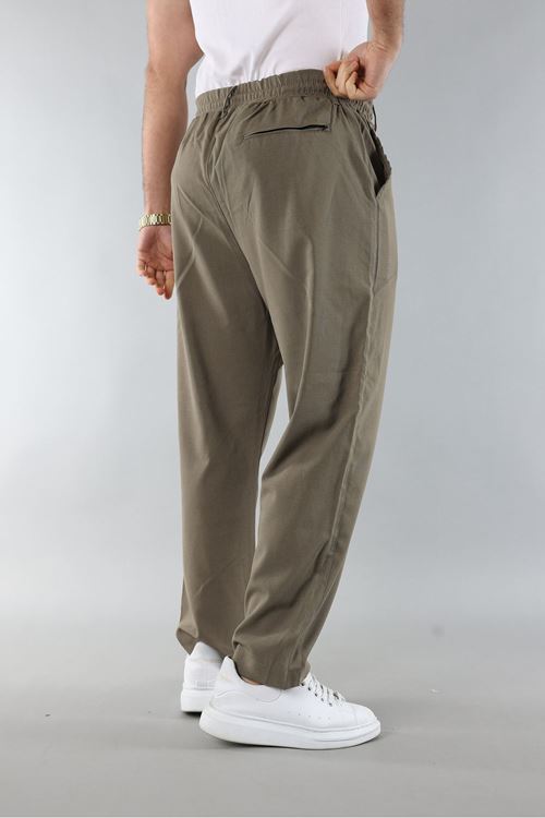 Erkek Biyeli Rahat Kesim Bol Paça Baggy Jogger