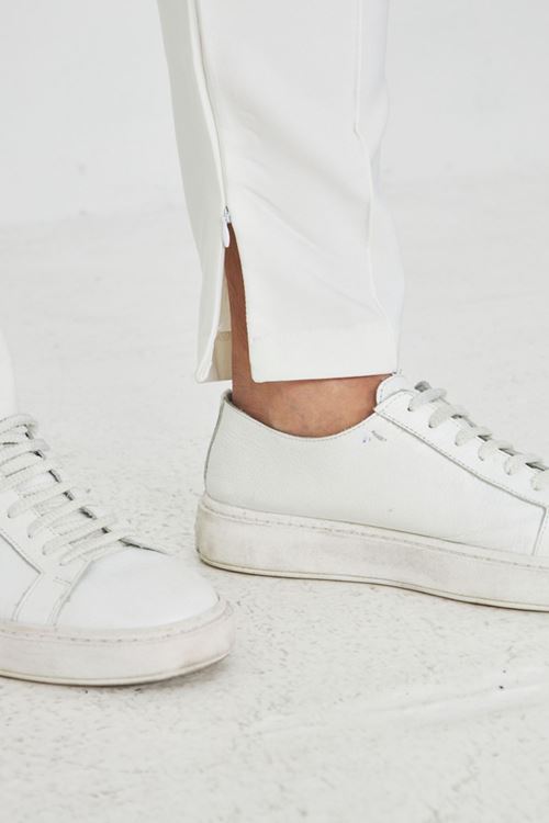 Erkek Çımalı Yandan Cepli Lastikli Bağcıklı Paça Fermuarlı Kullanışlı Slim Fit Jogger