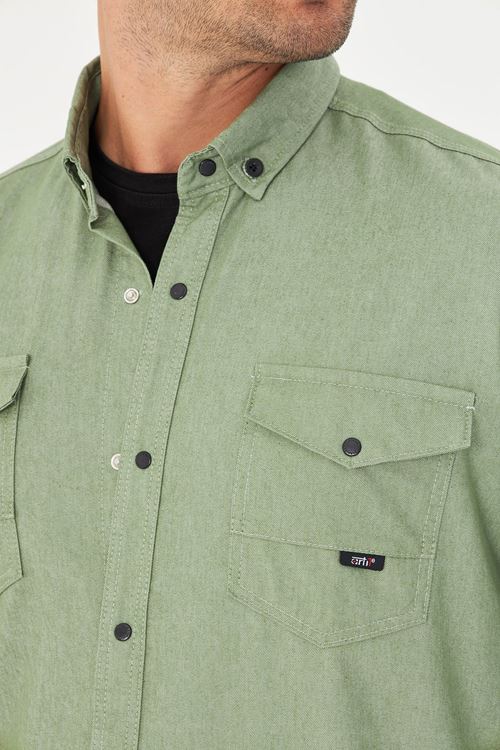 Slim Fit Jeans - Kot Erkek Gömlek Günlük Kullanıma Uygun