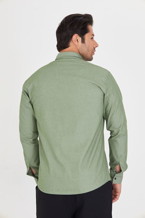Slim Fit Jeans - Kot Erkek Gömlek Günlük Kullanıma Uygun
