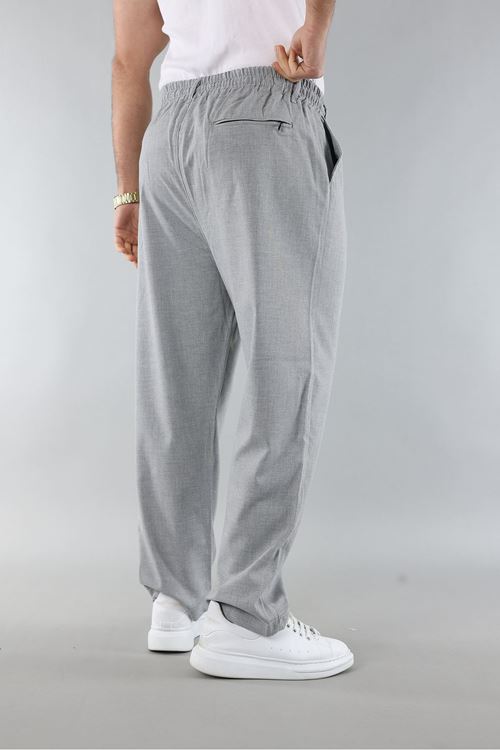 Erkek Biyeli Rahat Kesim Bol Paça Baggy Jogger