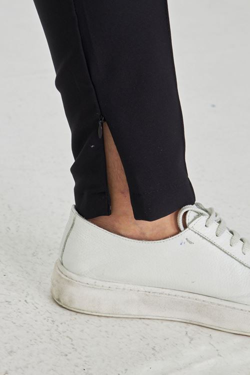 Erkek Çımalı Yandan Cepli Lastikli Bağcıklı Paça Fermuarlı Kullanışlı Slim Fit Jogger