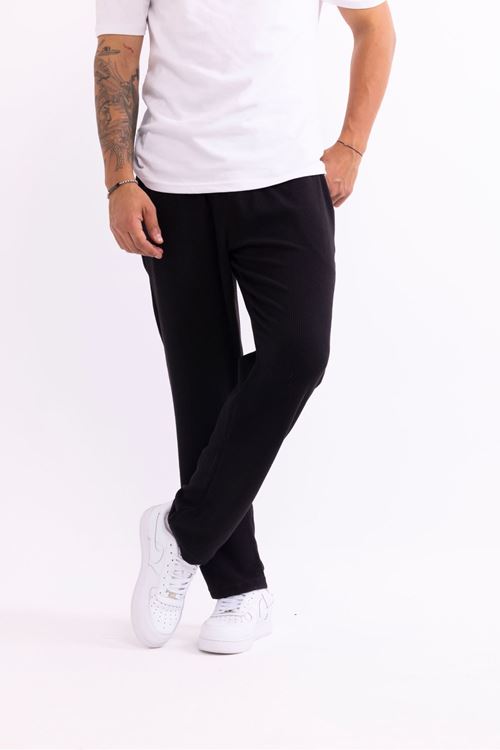 Erkek Baggy Burgu Desen Likralı Rahat Kullanışlı Pantolon