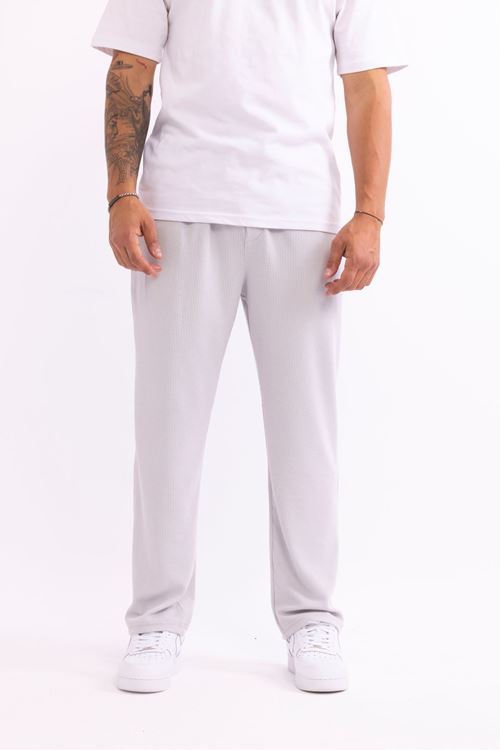 Erkek Baggy Burgu Desen Rahat Kullanışlı Pantolon