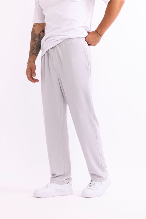 Erkek Baggy Burgu Desen Rahat Kullanışlı Pantolon