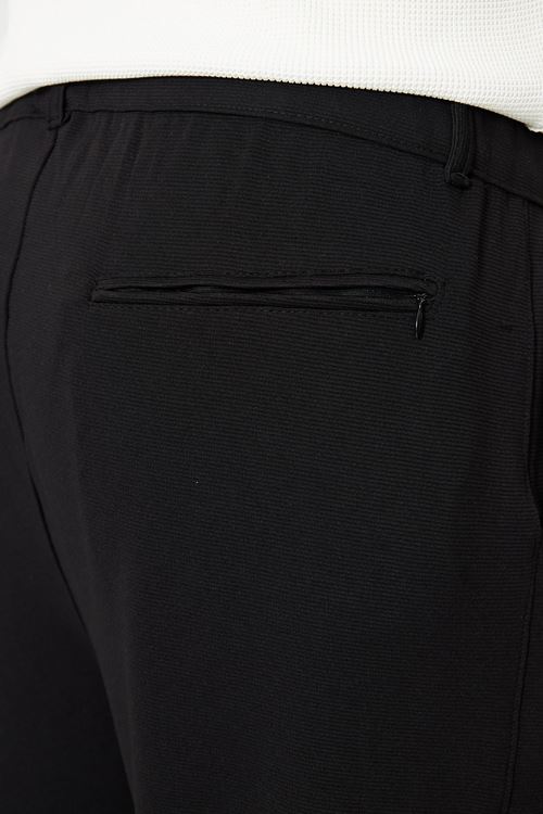 Erkek Jogger Ottoman Desen Kemerli Bel Bağlamalı Rahat Kalıp Pantolon