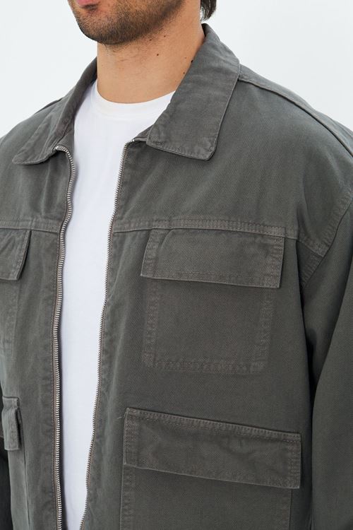 Erkek Oversize Kalıp Denim Kot Ceket