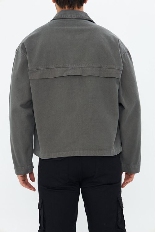 Erkek Oversize Kalıp Denim Kot Ceket