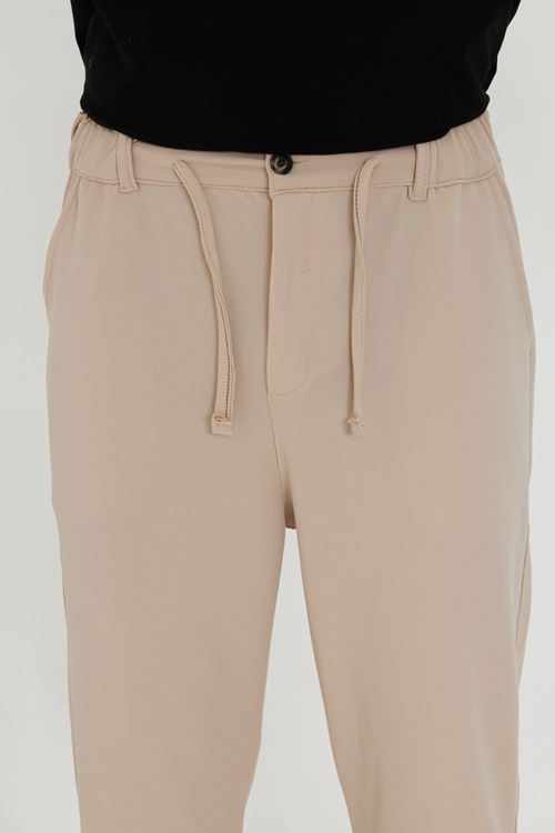 Erkek Jogger Ottoman Desen Kemerli Bel Bağlamalı Rahat Kalıp Pantolon