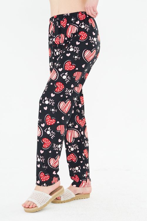 Siyah Be My Love Ayan Süet Eşofman Altı