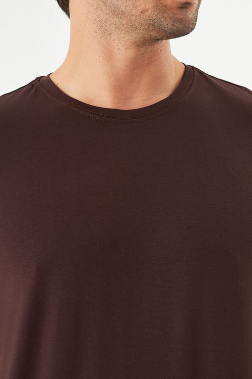 Erkek Viskon T-Shirt Yumuşak Dokulu, Rahat Nefes Alan Kumaş