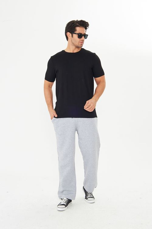 Erkek Viskon T-Shirt Yumuşak Dokulu, Rahat Nefes Alan Kumaş