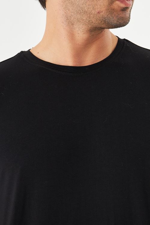 Erkek Viskon T-Shirt Yumuşak Dokulu, Rahat Nefes Alan Kumaş