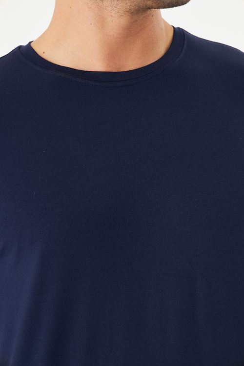 Erkek Viskon T-Shirt Yumuşak Dokulu, Rahat Nefes Alan Kumaş