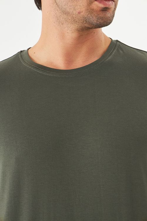 Erkek Viskon T-Shirt Yumuşak Dokulu, Rahat Nefes Alan Kumaş