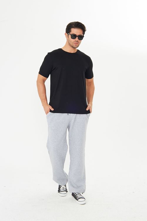 Erkek Viskon T-Shirt Yumuşak Dokulu, Rahat Nefes Alan Kumaş