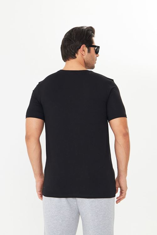 Erkek Viskon T-Shirt Yumuşak Dokulu, Rahat Nefes Alan Kumaş