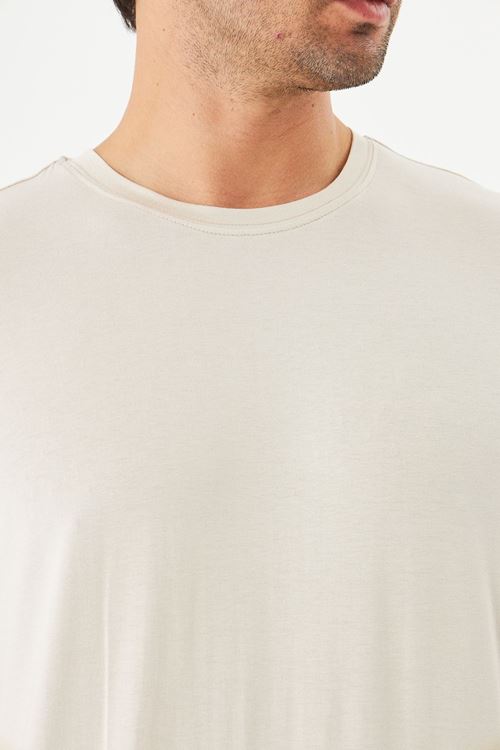 Erkek Viskon T-Shirt Yumuşak Dokulu, Rahat Nefes Alan Kumaş