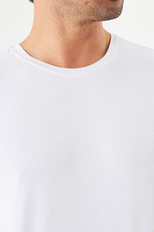 Erkek Viskon T-Shirt Yumuşak Dokulu, Rahat Nefes Alan Kumaş