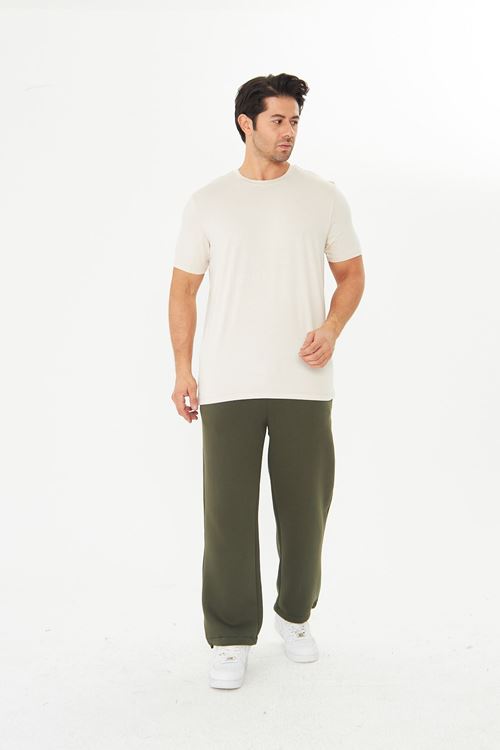 Erkek Viskon T-Shirt Yumuşak Dokulu, Rahat Nefes Alan Kumaş