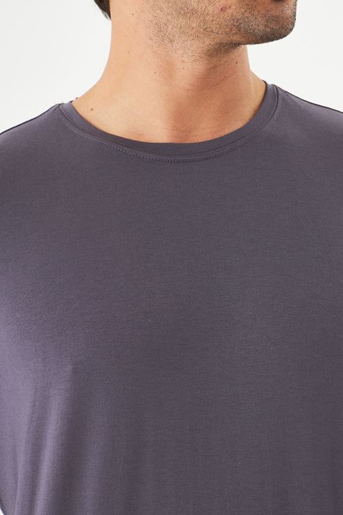 Erkek Viskon T-Shirt Yumuşak Dokulu, Rahat Nefes Alan Kumaş