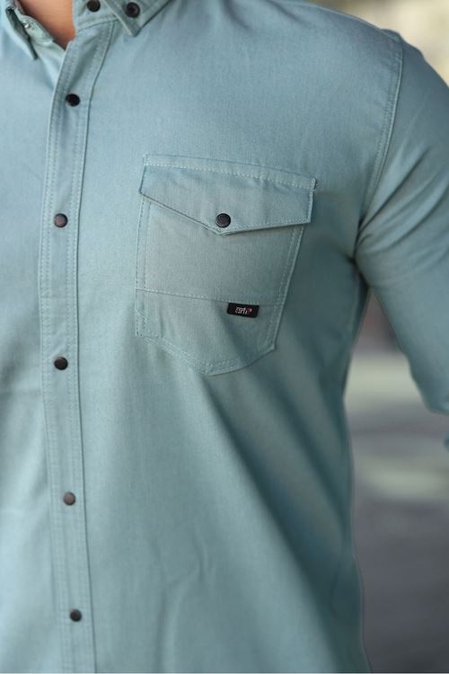 Slim Fit Jeans - Kot Erkek Gömlek Günlük Kullanıma Uygun