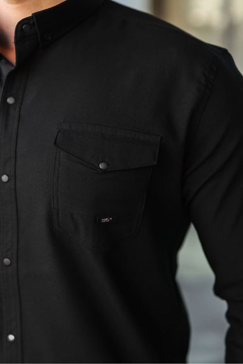 Slim Fit Jeans - Kot Erkek Gömlek Günlük Kullanıma Uygun