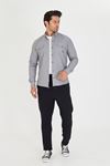Slim Fit Erkek Kot Gömlek
