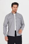 Slim Fit Erkek Kot Gömlek