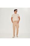 Erkek Çımalı Yandan Cepli Lastikli Bağcıklı Paça Fermuarlı Kullanışlı Slim Fit Jogger