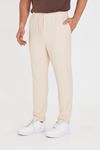 Erkek Bel Lastikli Bağcıklı Duble Paça Slim Fit Jogger Pantolon